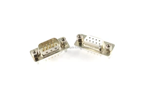 HCD Fixed Screw DP9 DP15 DP25 DP37 Male Female Connector Insert Plate Type D-Sub DB9 DB15 DB25 DB37 9/15/25/37 Pin 50pcs/box