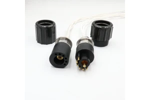 1 Coaxial with 6 Power Supplies Audio Coaxial Deep-sea Underwater Connector. Underwater in Marine Lakes