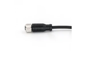KRONZ M12 Circular Connector with Pre-assembled Cable Female Male Straight PVC Unshielded 3/4/5/8/12 Pin Cable Connectors