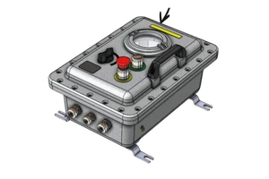 Ex-Proof Polished Aluminum ATEX IP66 Junction Box Onelecs SKU ZNBC.X