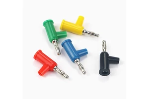 4mm Crimping Gun Type Copper Nickel Plated Banana Plug Tip Connectors Audio Plug Screw Connection Without Welding