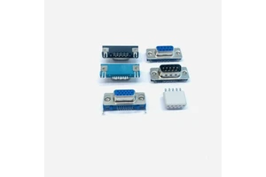 9P/15P/25P/37P DB D-Sub Socket Connector Right Angle/Vertical 9 15 22 Pin D-Sub Socket for Vertical Orientation