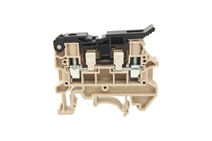 DK4N-TF Fuse terminal blocks Screw Connection 600V 12A Beige DIN Rail Terminal Blocks