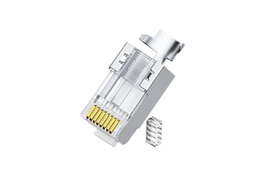 Wholesales Price Ethernet Ftp Stp 50U Shielded Cat 7 Rj45 Waterproof Connector Cat6A 8P8C RJ45 Connector
