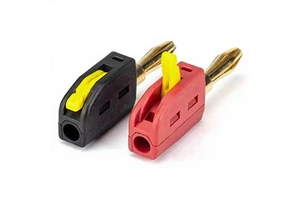 Globaltone GHC-1001 4mm High Current 32A/250V Quick Connect Solderless Copper Banana Plug Terminal 0.2-2.5mm2 Wiring Range