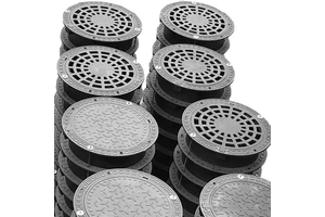 SDS Customized Durable E124 A15 B125 C250 D400 Ductile Iron Manhole Cover Good Quality Fabrication Services CN SHX SDS021B01047