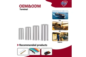 EN Cord End Terminal Bare Tube Naked Crimp Connector Naked Joint Crimp Insulated Ferrule Wire Connector