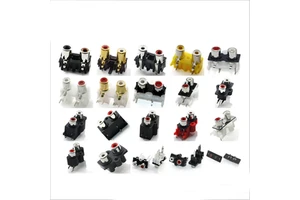 Rca Male to Female Audio AV Connector Pcb Mount Audio Video Rca Connector