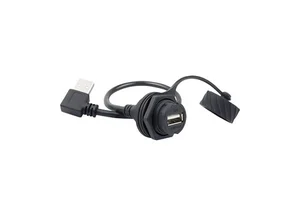 Waterproof Usb Type c Female Socket Quick Lock to Type c Male Plug Cable Industrial Usb Connector