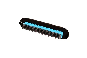 FASO 12 24 48 Port Fiber Optic Face Plate FTTH Optical Terminal Box DIN Rail Mount SC/LC/FC/ST/MU Connectors Metal 5G