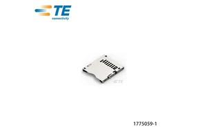 TE 1775059-1 12 (9 + 3) Position Card Connector Secure Digital - SD Surface Mount, Right Angle Gold