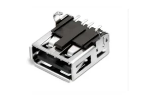629104151021 USB Connector WR-COMUSB SMT Type a Horizontal W/Pegs Nickel 1.5A Wurth Elektronik