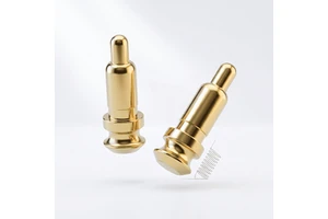 Custom SMT Spring Pogo Pins Gold Plated Spring Loaded Contact Pins For PCB Battery Charging Connector