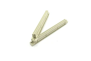 DIN41612 Female Gold 2U Ni 96P IDC Connector 2.54mm Pitch Double Row 2x32Pin Crimping Copper Contact Nylon Backplane Connectors