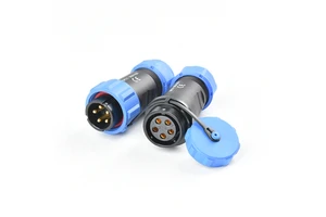 WEIPU SP21 Aviation Plug Male Female Butt Joint Wire Cable Waterproof Power Connector 2/3/4/5/6/7/9/12P Industrial Socket IP68