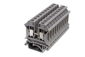 Double Level Terminals Contact Earth Terminal Block for Electrical Cabinet