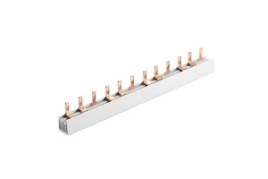 Kaseey 50A Pin Type Comb Busbar Copper Connector For MCB /Circuit Breaker/Switchgear/Solar Energy Distribution