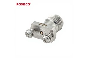 FOXECO 2.92mm PCB DC-40GHz Panel Mount RF Coaxial Male Connector for Vector Network Analyzers and Phased Array Radar Systems
