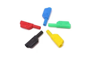 Hot Selling High Quality 4mm Banana Plug Male/Female High Current Gold-copper Contact 32A Stackable Connector Insulated Shroud