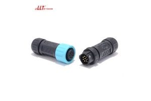 LLT M12 8pin signal Electric Male Female CCTV Accessories Connector 2 3 4 5 6 7 8 Pin