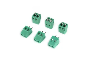 5.0mm Vertical PCB Screw Type Terminal Block 2-Pin 128-5.0-2pin Copper Screw Terminal Block Connector