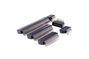2.54 mm Pitch 8 10 12 14 16 20 22 24 26 30 36 44 50 60 62 64 72 Pin PCB Slot Gold Finger Right Angle Card Edge Connector