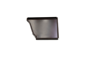 Custom Aluminum Alloy Right Left Rain Gutter End Caps 5 6 7 8 Inch