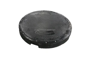 Factory Direct Sales Customization Available D400 Round Gas Station Manhole Cover Composite Material Manhole Cover