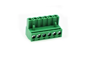 Track Mounted DIN Rail Solderless ABS Terminal Block 35mm Clips Docking PCB UKR Series Connection 2-24P 300V 15A