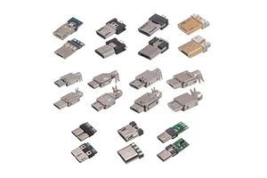 Factory Direct Sales Female Ultra-thin Clamping Plate Type with Micro USB Connectors