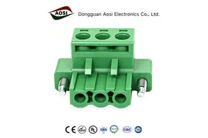 AOSI 5.08mm Pluggable Terminal Connector 2EDGKM-5.08 KF2EDGKM 300V 16A Product Category Terminal Blocks