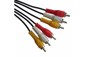 3 Feet 3RCA Male to Male Cable Connecting Audio Video Components AV Cable RCA Cable for Home Theater, Stereo Systems