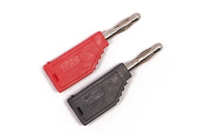 4mm Stackable Banana Plug High Current Audio Connector with Nickel Plating for Secure & Durable Electrical Connections