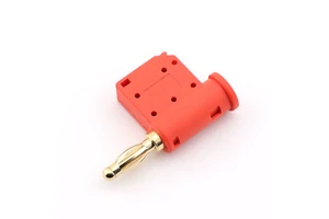 Factory Direct Solderless Terminal 4mm Banana Plug Gold Plated Red Plastic Copper Material Binding Post Connector
