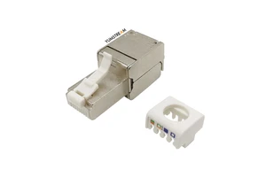 Stp Ftp Shielded Network Plug Field 8P8C Cat 6A Cat6A Ethernet Connector Rj45 Connectors Plug