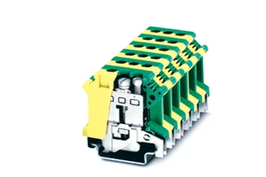 Competitive Plug in Double Level Straight Through Grounding Terminal Block