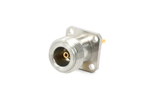 Panel Mount N Type Female Jack Straight RF Coaxial Connector