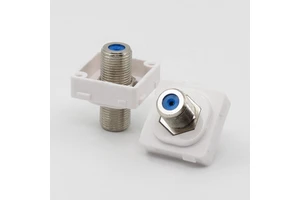F Type Coaxial Connector for Tv Antenna Audio Jack