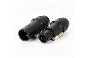 Powercon True1 20A 250V IP65 Waterproof Stage Equipment 3-Pin Power Connector with Copper Contacts and PC Housing