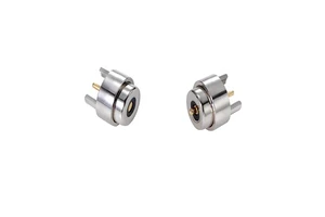 Mini Size 4.0mm Diameter Circular Shape Pogo Pin Connector 2a Current Mating Usb Cable Charge Strong Magnetic Connector