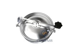 Food Grade Stainless Steel SS304 Manhole Cover Quick Opening Atmospheric Pressure Manhole with SS Handle
