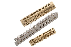 Brass Terminal Blocks Neutral Links Electrical Wire Connectors Available As Per the Drawing