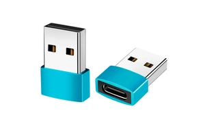 Wholesale USB2.0 to Type-C OTG Adapters & Connectors USB a Male to USB C Female for Android Laptop DC Output OTP Protection