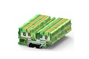 REPLACE PHOENIX PT 4-QUATTRO-PE DINKLE DP4N-TR-PE SPRING DIN RAIL TERMINAL BLOCKS PUSH in CONNECTOR