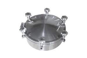 High Quality Round Outward Opening Lockable Manhole Cover with Pressure for Beer Tank