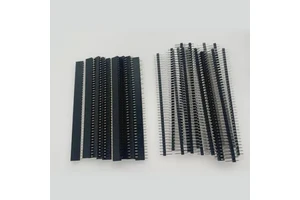 10pcs 2.54mm 40 Pin 1x40 Single Row JST Connector Strip Board Male Female 2.54 Breakable Pin Board Board Mezzanine Connectors