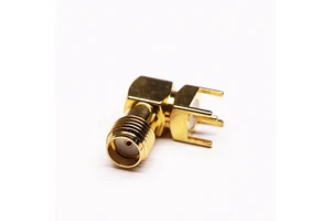 High Quality Durable Right Angle SMA Female Jack PCB Connector Coaxial RF Connectors