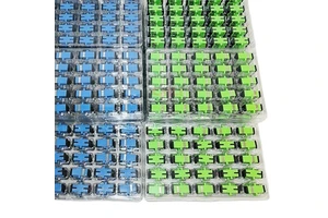 Simplex SC Connector Fiber Optic Adapter Single Mode Optical Fiber Flang Coupler with Simplex Optical Fiber Cable