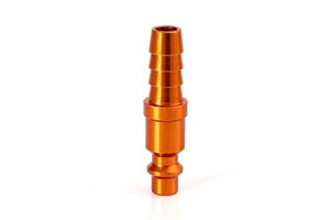 OEM ODM CNC Machined Anodized High Pressure Corrosion-resistant Aluminum Hose Barb Quick Connect Plug ISO9001 Certified For
