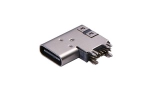 USB-20C-F-14CDH Upright Angle USB Type C Female Connector 14 Position